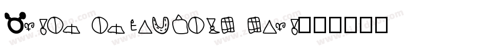 Alien encouters soli字体转换